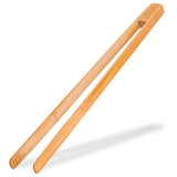 Bamboo Wooden Kitchen Tongs Dan&Co front view
