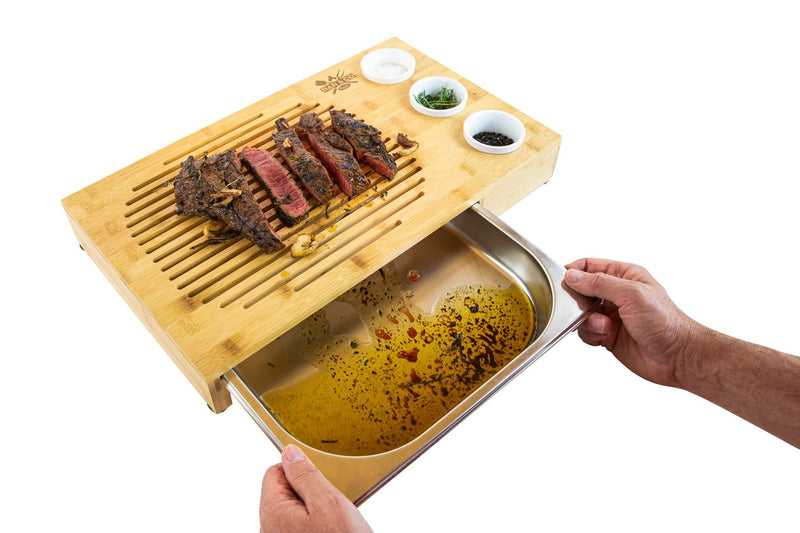 Bbq Gift Bundle - Bamboo Chopping Board + Apron