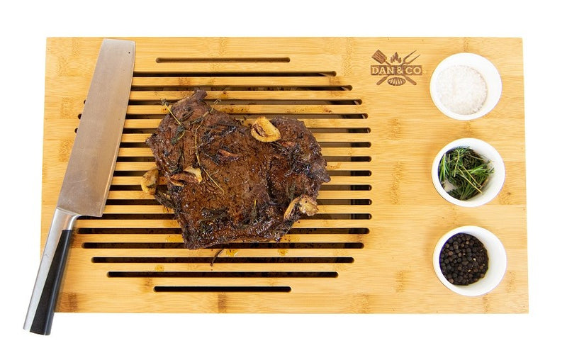 Bbq Gift Bundle - Bamboo Chopping Board + Apron