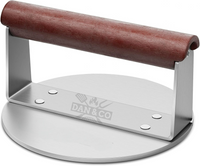 6 Inch Heavy Duty Stainless Steel Burger Press - 3 mm Thick