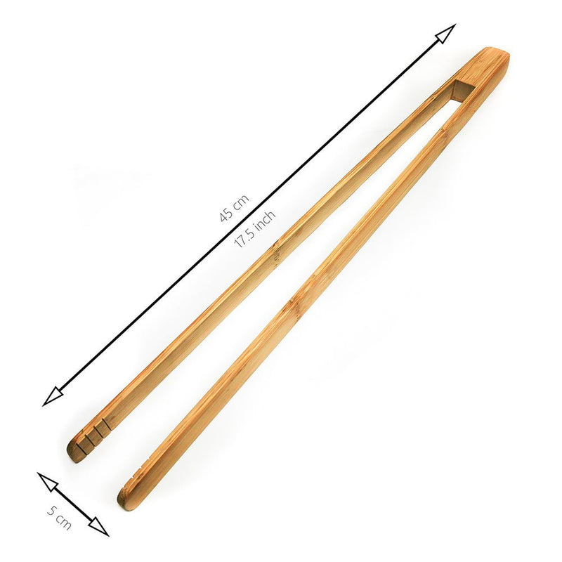 Bamboo Wooden Kitchen Tongs Dan&Co detail